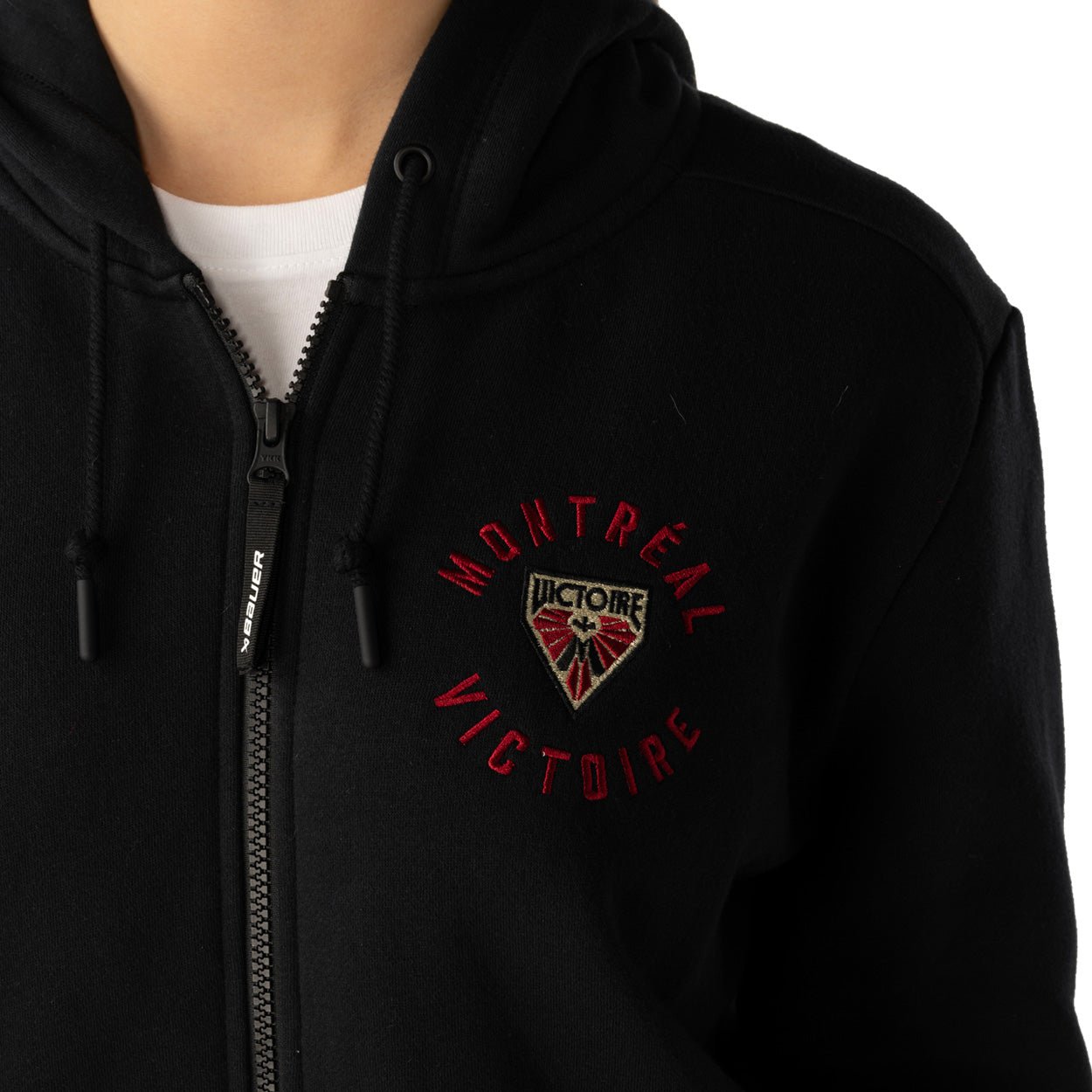 Montreal Victoire Women's Bauer Full Zip Ultimate Hoodie - Hoodie in XS