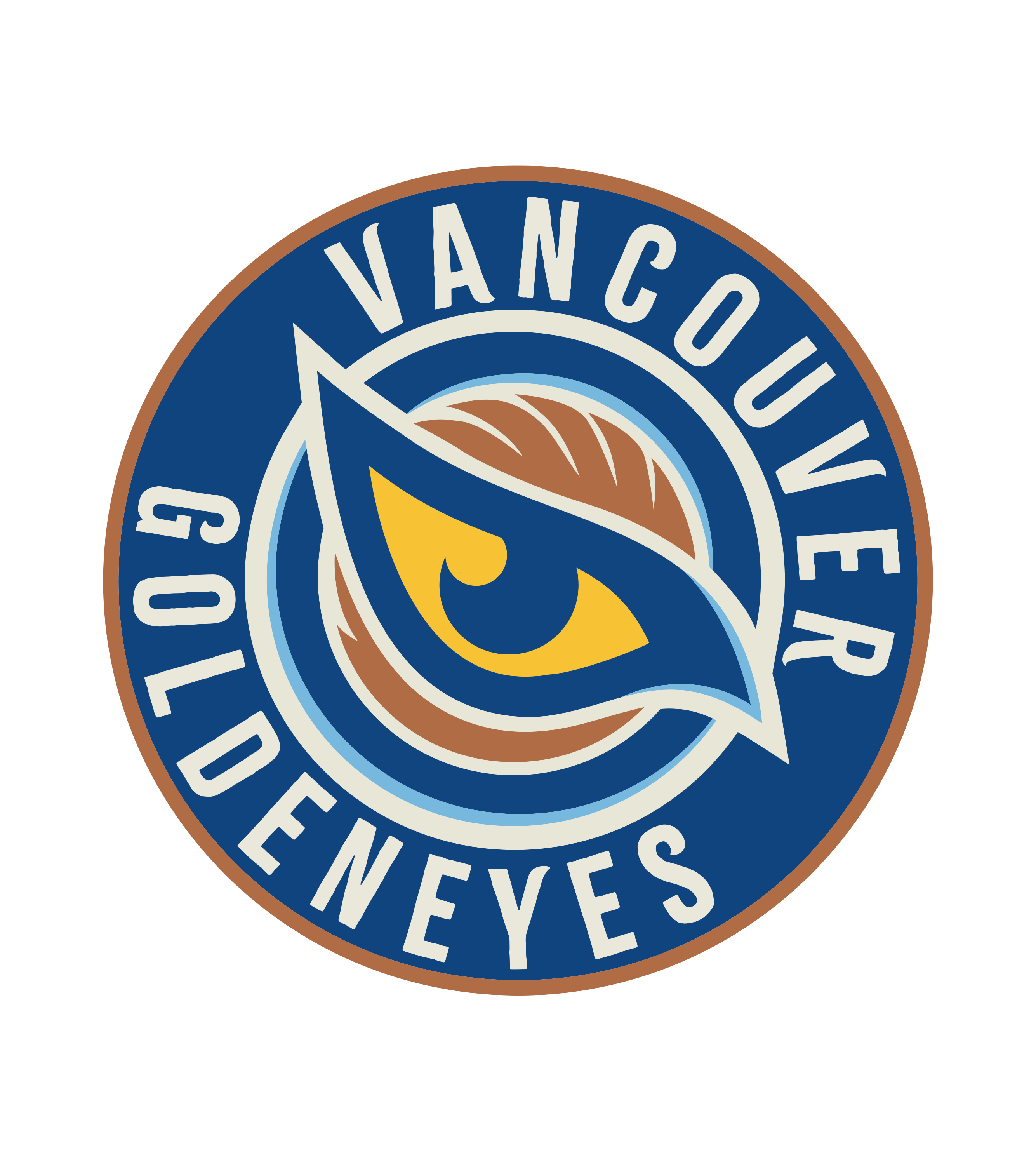 The Vancouver Goldeneyes Logo