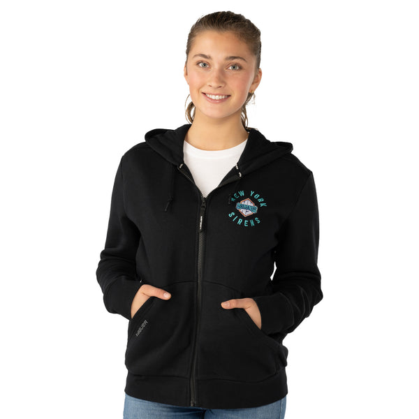 New York Sirens Women's Bauer Full Zip Ultimate Hoodie