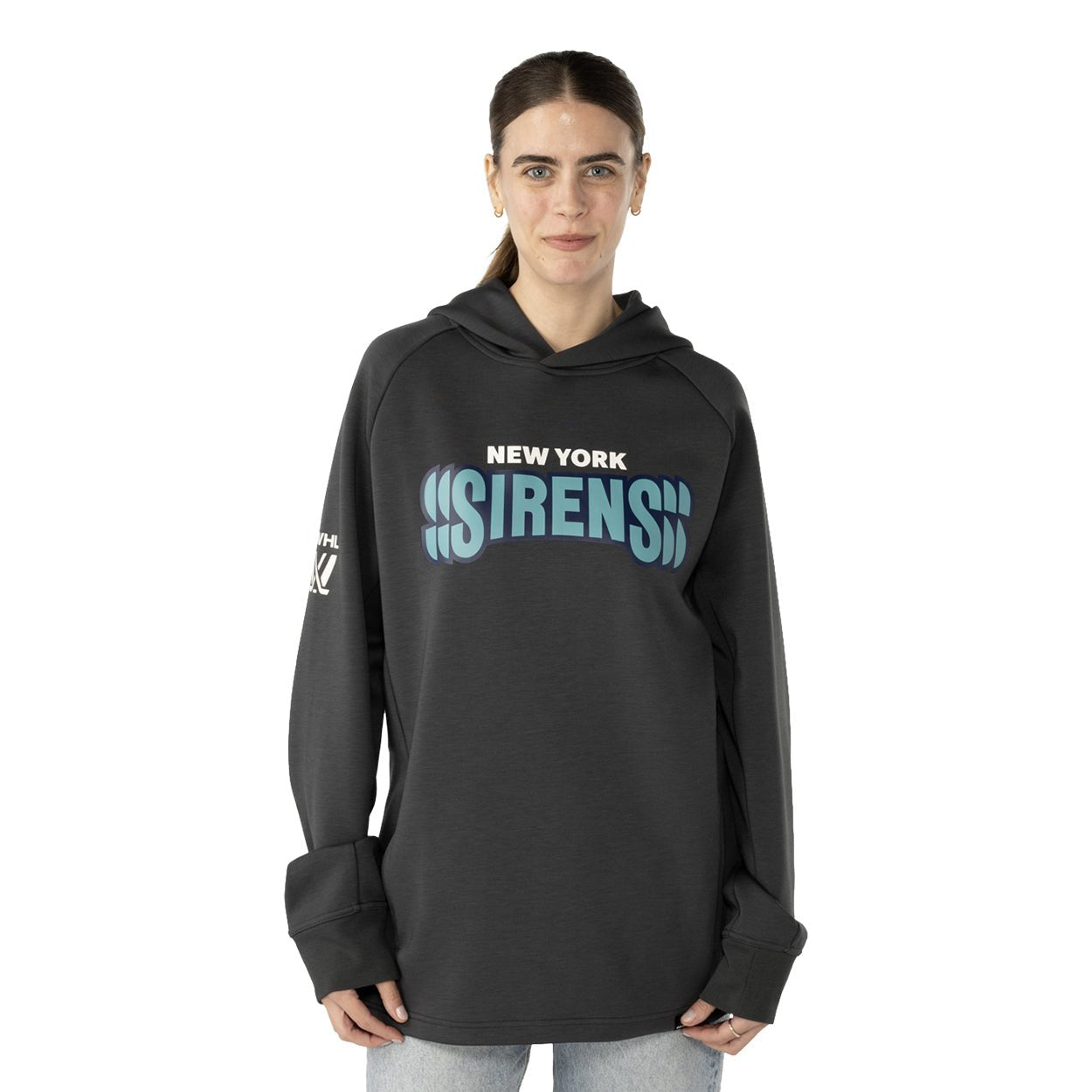 New York Sirens Adult Bauer Pullover Hoodie - Hoodie in S