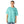 New York Sirens T-shirt – Teal base with dark teal print, front view showing small team logo on left chest