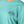 New York Sirens T-shirt – Teal fabric with dark teal print, close-up of soft texture and reinforced stitching