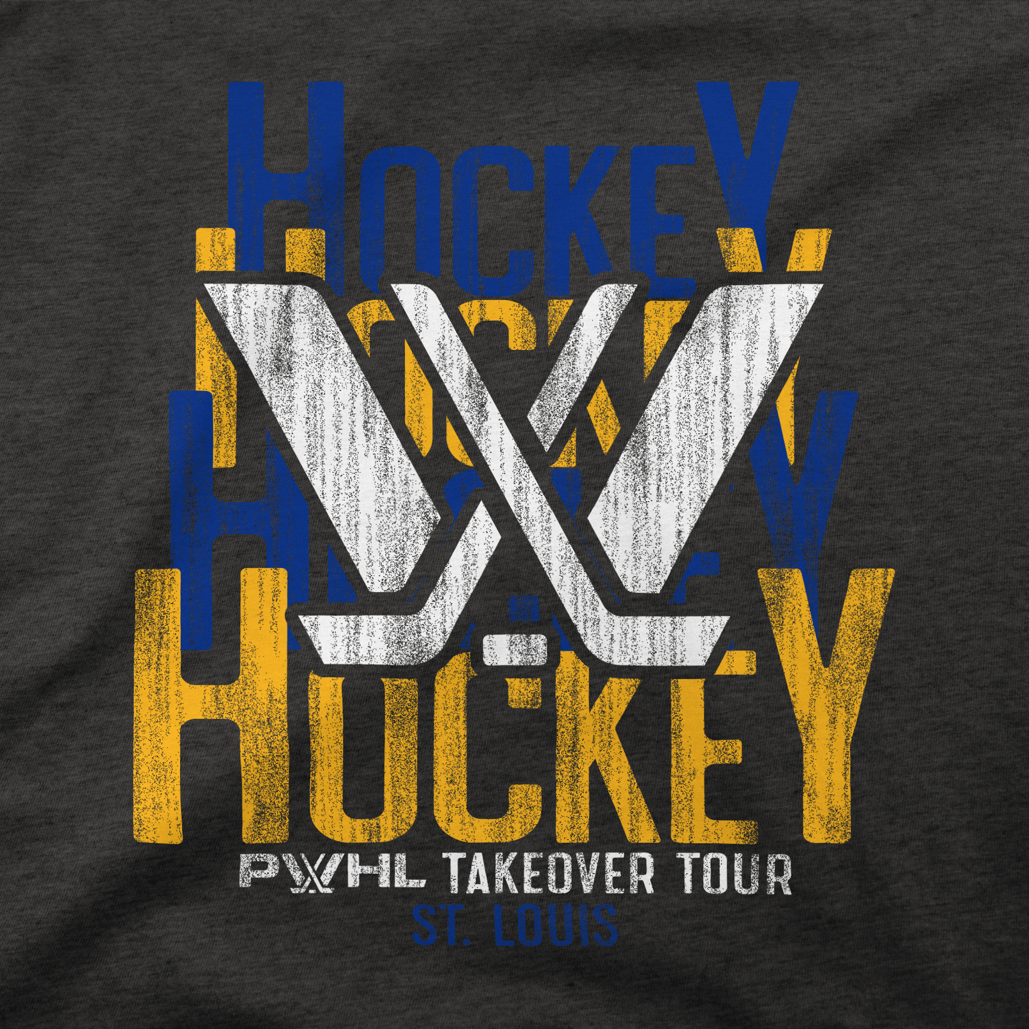 PWHL Adult Stadium Essentials St. Louis Takeover Dedication Crew - Crewneck in Gray