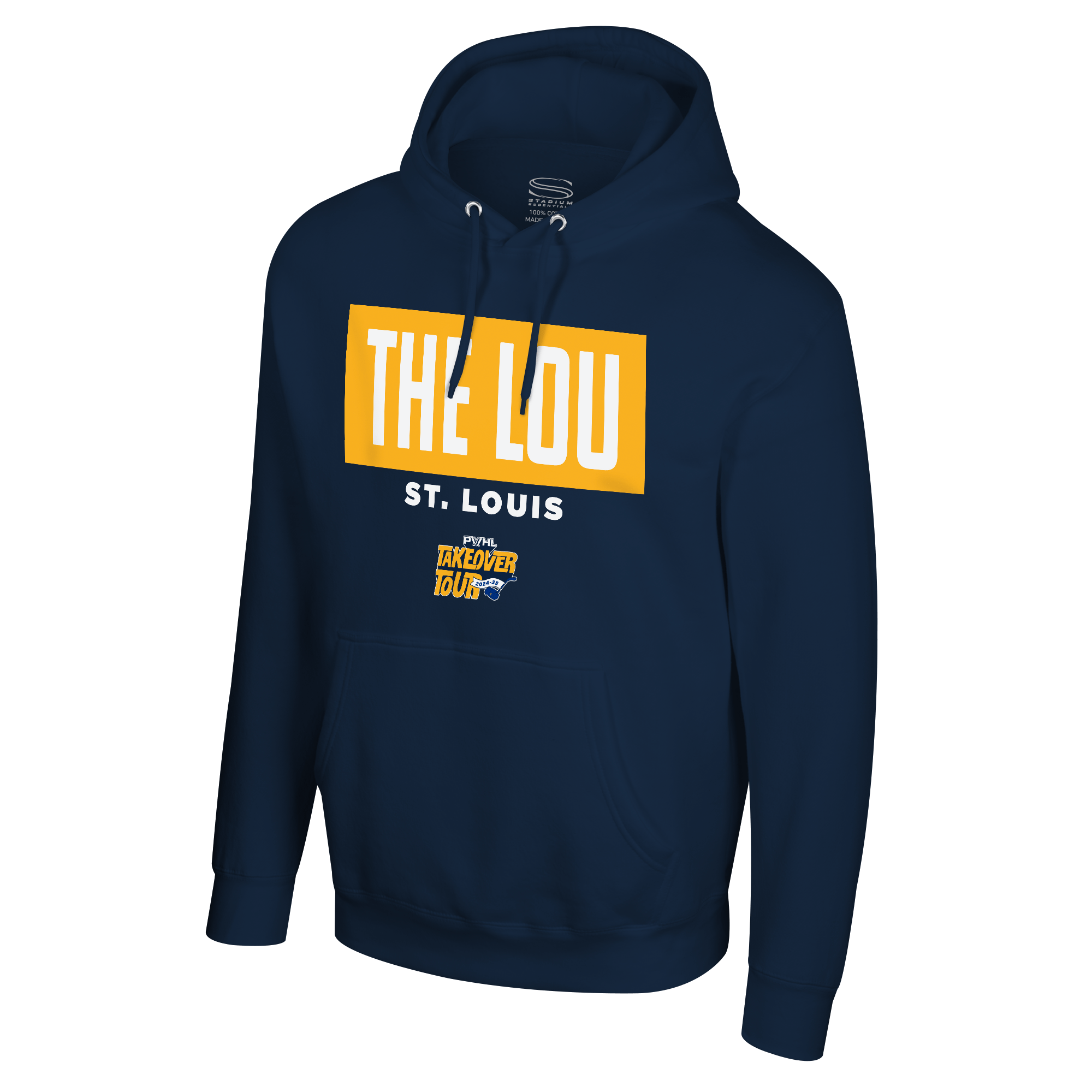 PWHL Adult Stadium Essentials St. Louis Takeover Area Code Crossbar Hoodie - Hoodie in S
