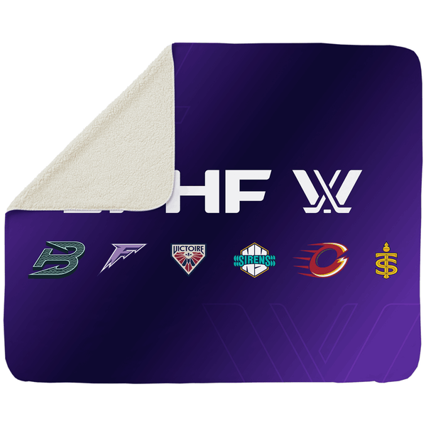 LPHF Sherpa Fleece Inaugural Six Logo Throw Blanket