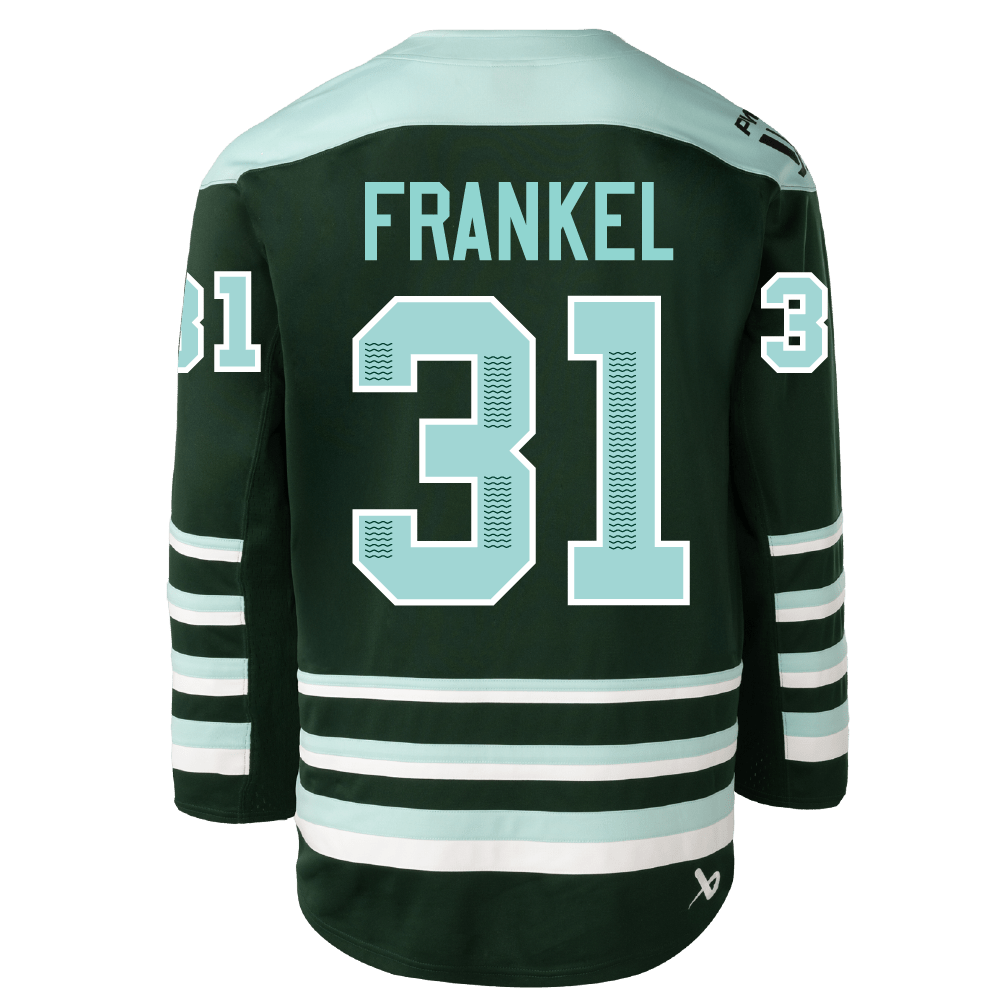 Aerin Frankel Boston Fleet Adult Bauer Replica Home Jersey - Jersey in Green