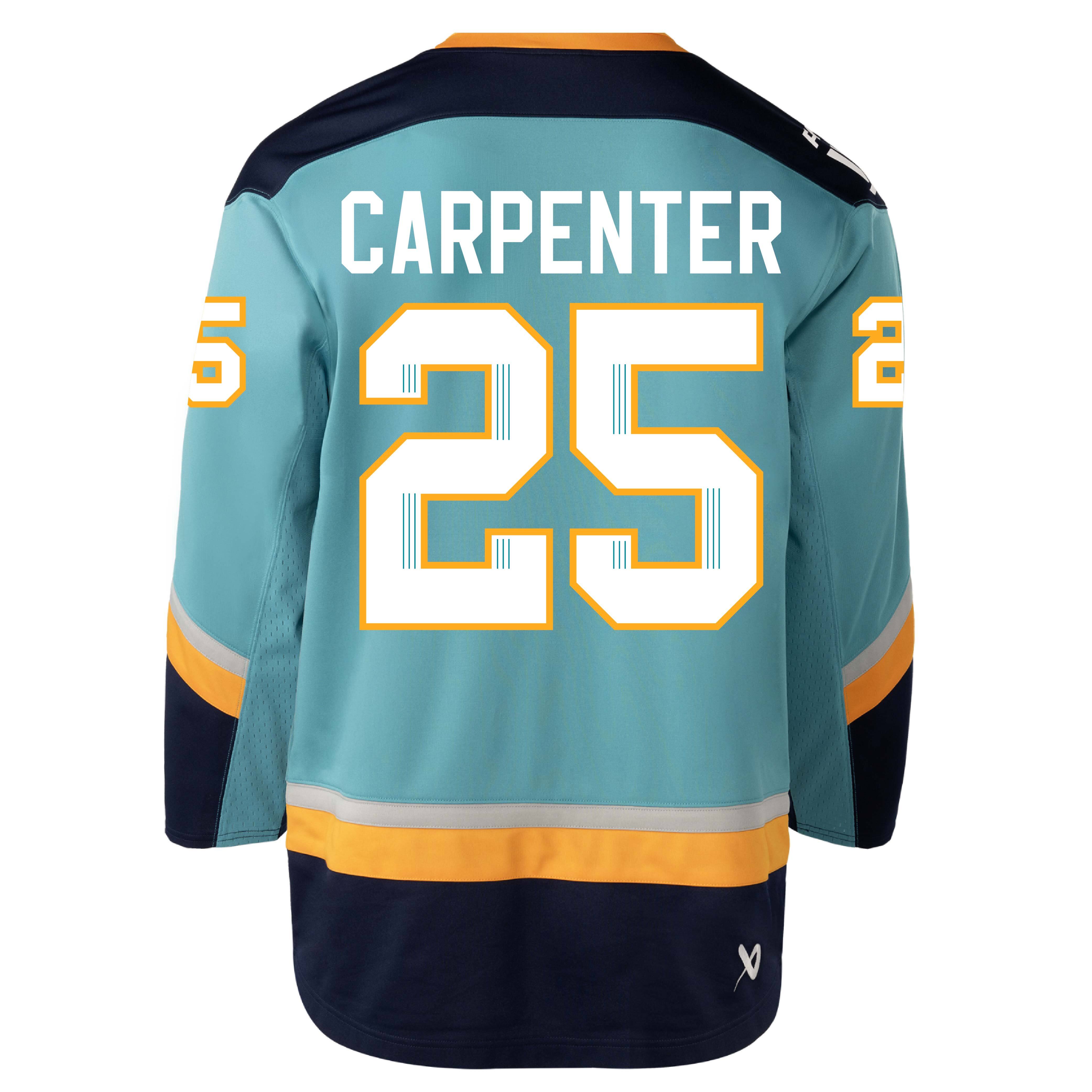 Alex Carpenter New York Sirens Youth Bauer Replica Home Jersey - Jersey in Teal