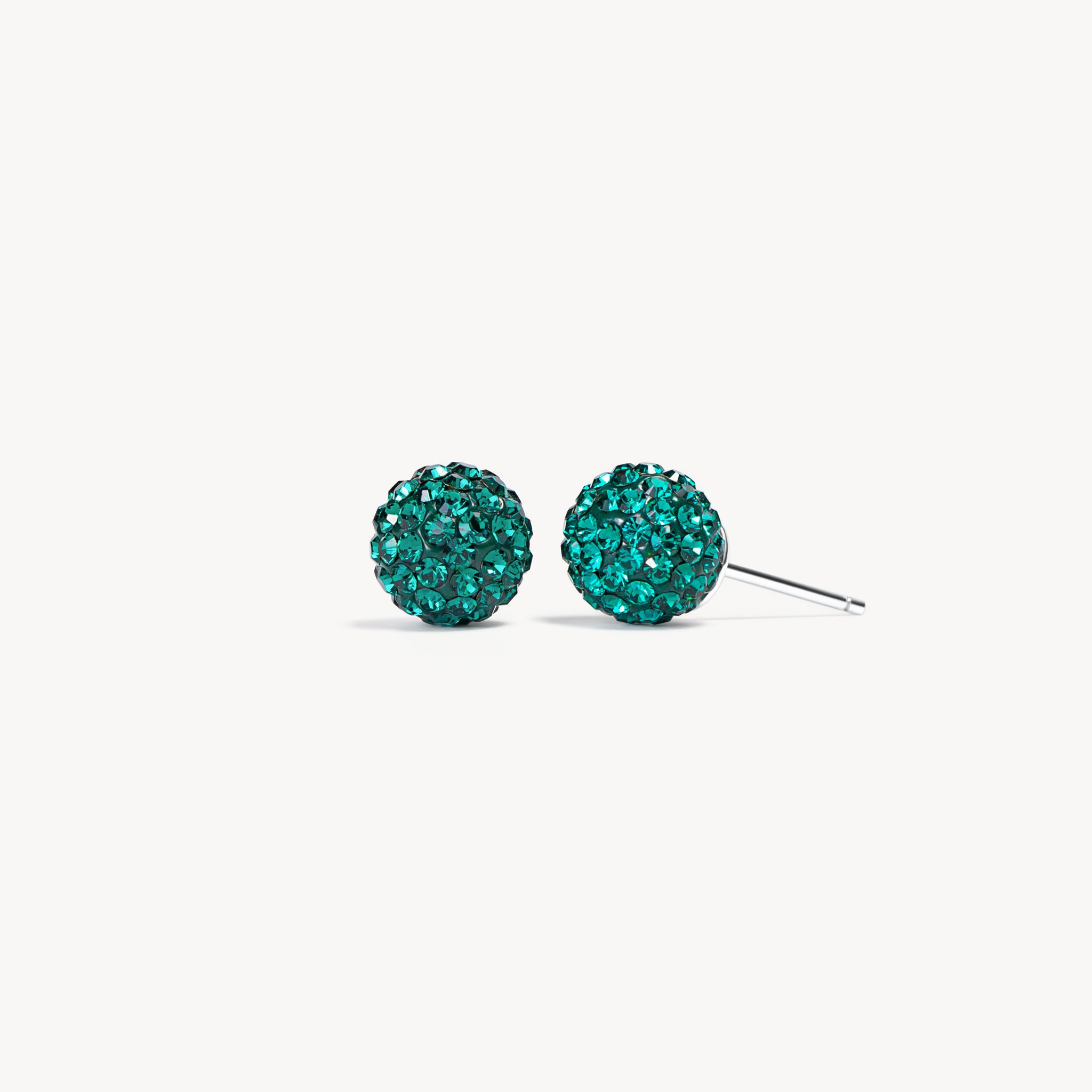 Boston Fleet Hillberg & Berk Small Sparkle Ball™ Earrings - Jewelry in Green