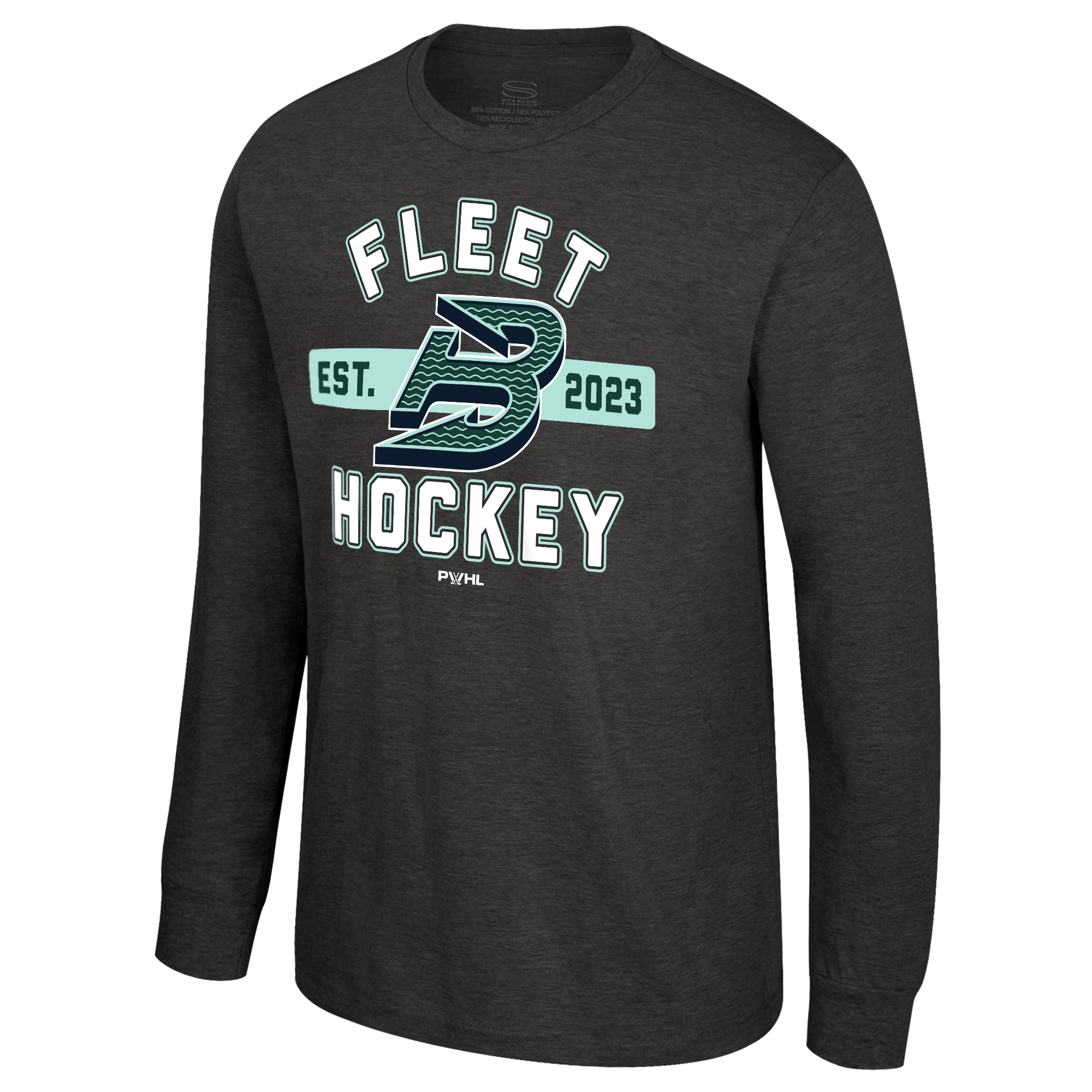 Boston Fleet Adult Stadium Essentials Issue Long Sleeve T-Shirt - Long Sleeve T-Shirt in Gray