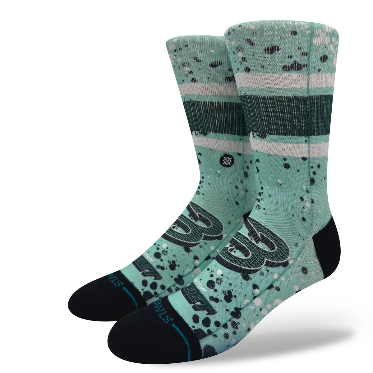 Boston Fleet Adult Stance Splatter Crew Socks