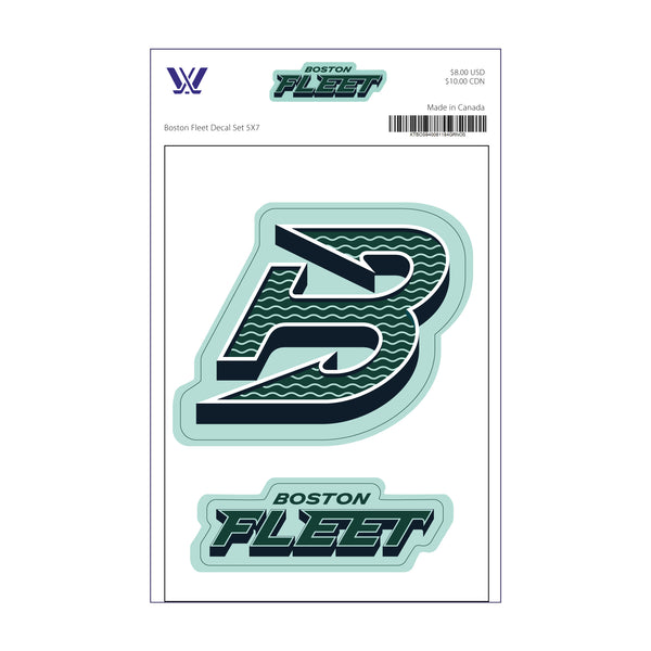 Boston Fleet Decal Set 5" x 7"