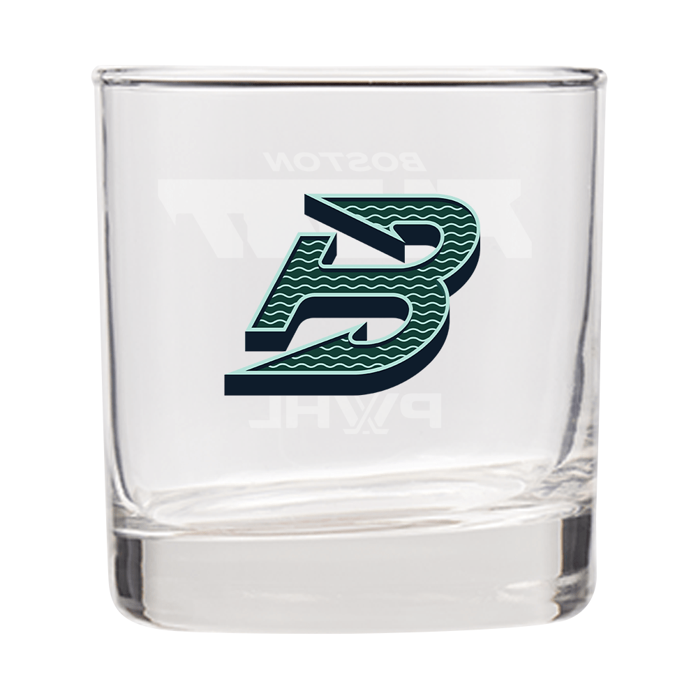 Boston Rack Glass Boston Fleet Rocks Glass – The Official US Shop of the PWHL