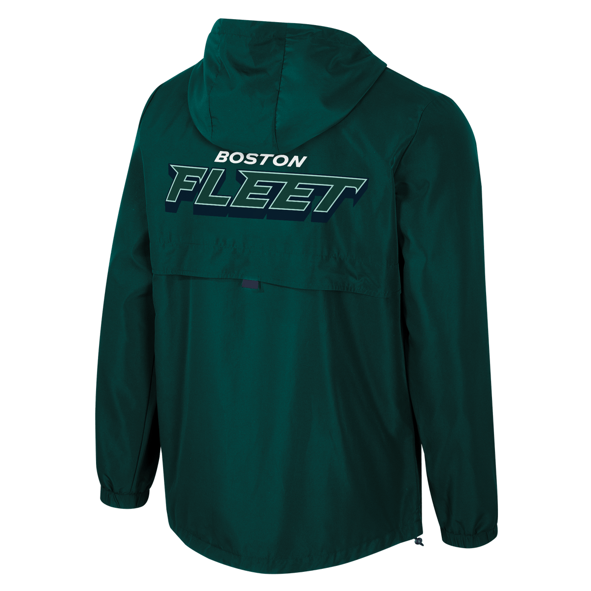 Boston Fleet Adult Stadium Essentials Compete Quarter Zip Hybrid Jacke