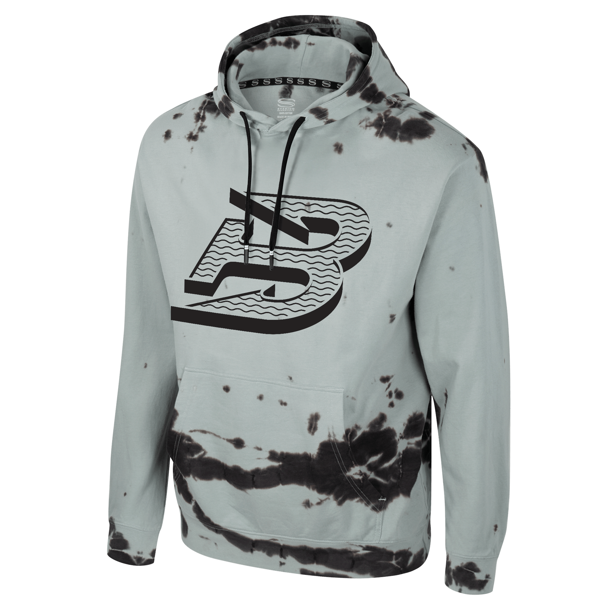 Boston Fleet Adult Stadium Essentials Washed Hoodie - Hoodie in Gray