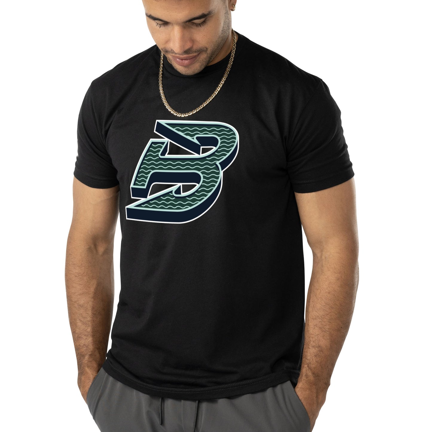 Boston Fleet Unisex Bauer Front Logo Back Name T-Shirt