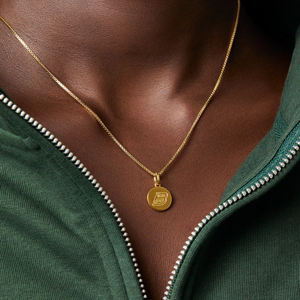 Boston Fleet Hillberg & Berk Gold Medallion Necklace