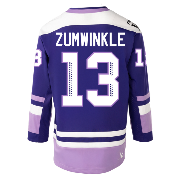 Grace Zumwinkle Minnesota Frost Adult Bauer Replica Home Jersey