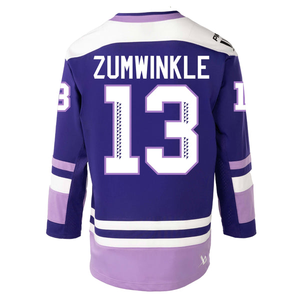 Grace Zumwinkle Minnesota Frost Youth Bauer Replica Home Jersey