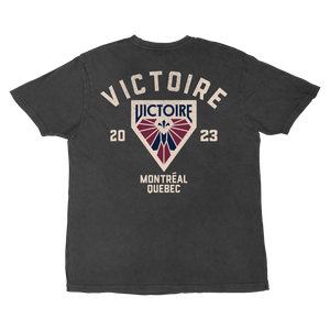 Pre - Order Montreal Victoire Adult Stadium Essentials Get Back Vintage T-Shirt - T-Shirt in Vintage Black