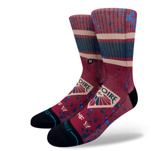 Montreal Victoire Adult Stance Splatter Socks - Socks in Red