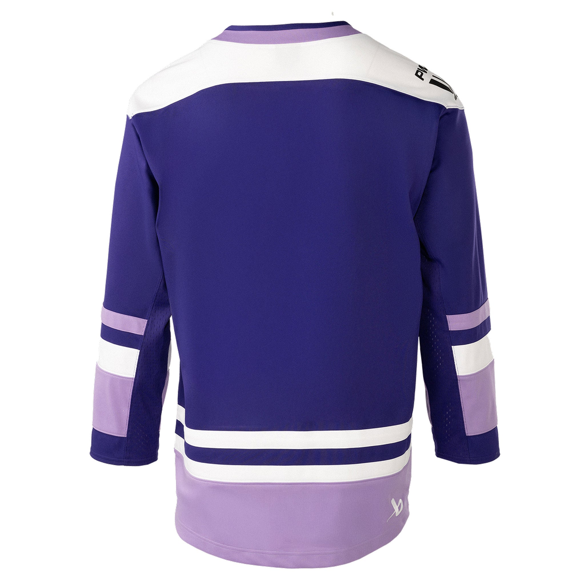 Adult Minnesota Frost 25 Champions Bauer Replica Purple Home Jersey - back