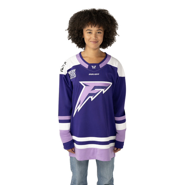 Minnesota Frost Adult Bauer Replica Home Jersey