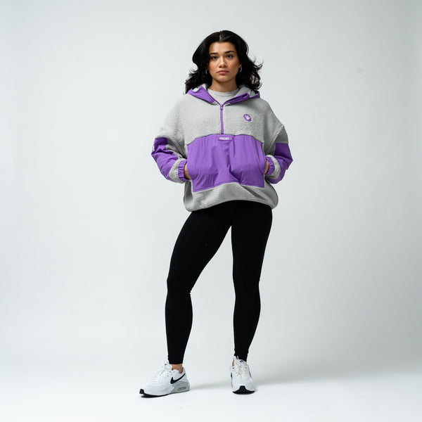 Minnesota Frost Adult Royalty Sherpa Half Zip Jacket