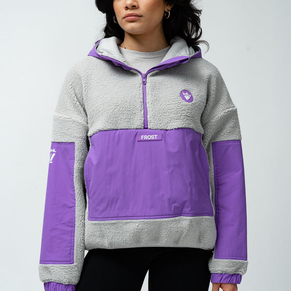 Minnesota Frost Adult Royalty Sherpa Half Zip Jacket