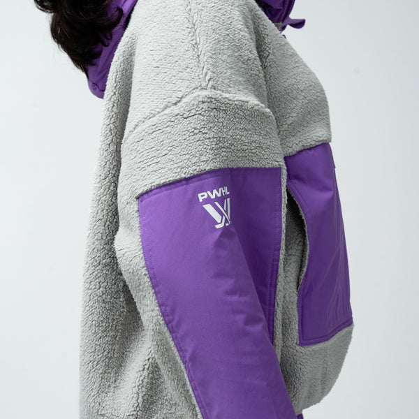 Minnesota Frost Adult Royalty Sherpa Half Zip Jacket