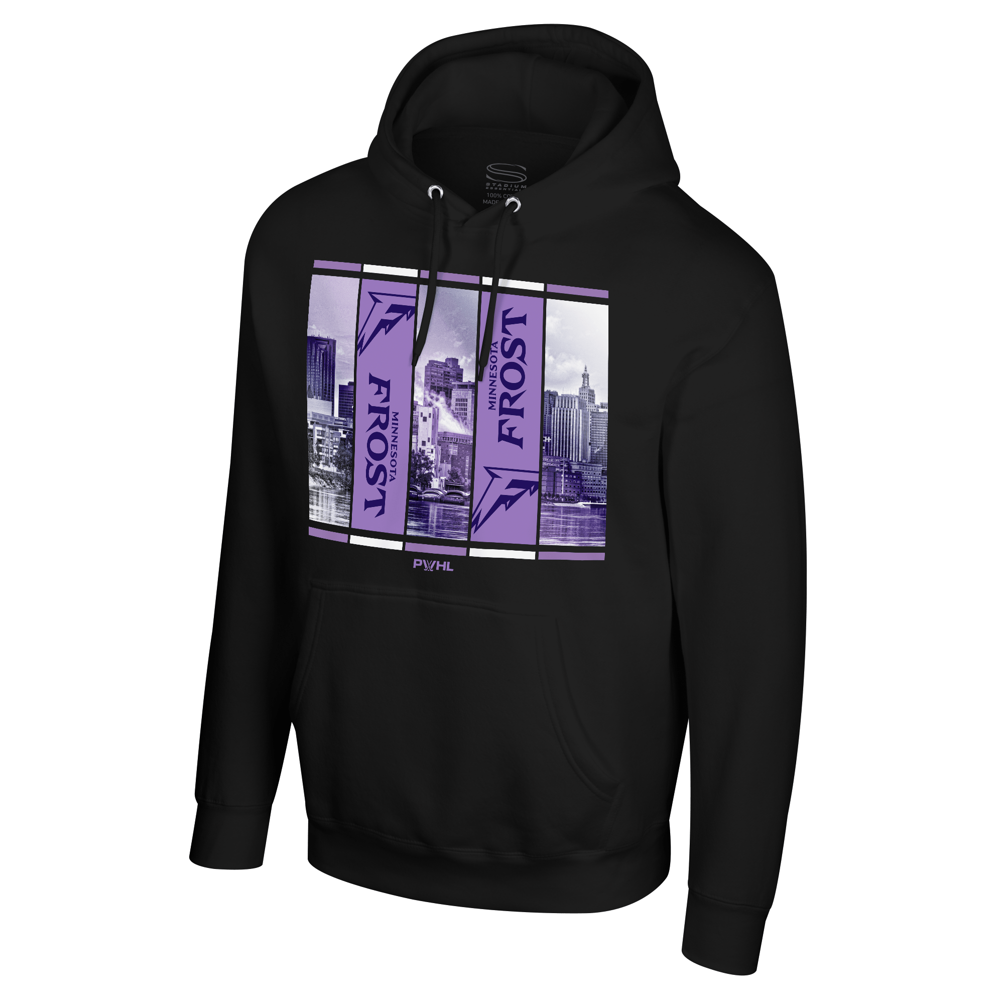 Minnesota Frost Adult Stadium Essentials Skyline Fleece Hoodie - Hoodie in S