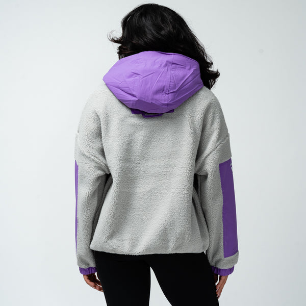 Minnesota Frost Adult Royalty Sherpa Half Zip Jacket