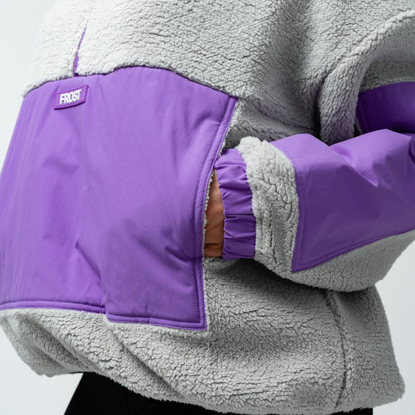 Minnesota Frost Adult Royalty Sherpa Half Zip Jacket