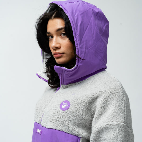 Minnesota Frost Adult Royalty Sherpa Half Zip Jacket