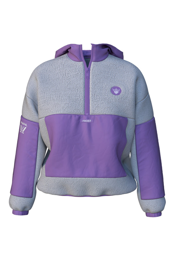 Minnesota Frost Adult Royalty Sherpa Half Zip Jacket