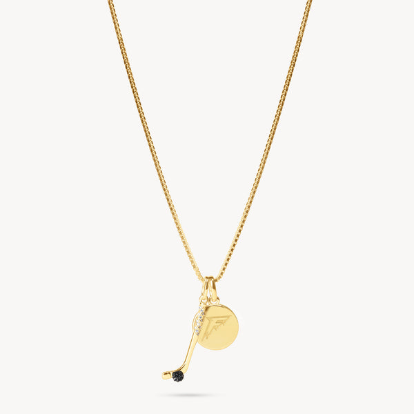Minnesota Frost Hillberg & Berk Gold Game Day Necklace - Jewelry in Gold