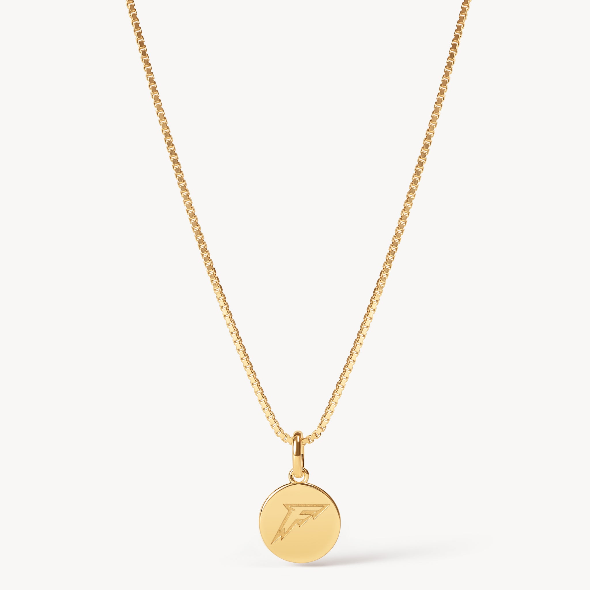 Minnesota Frost Hillberg & Berk Gold Medallion Necklace - Jewelry in Gold