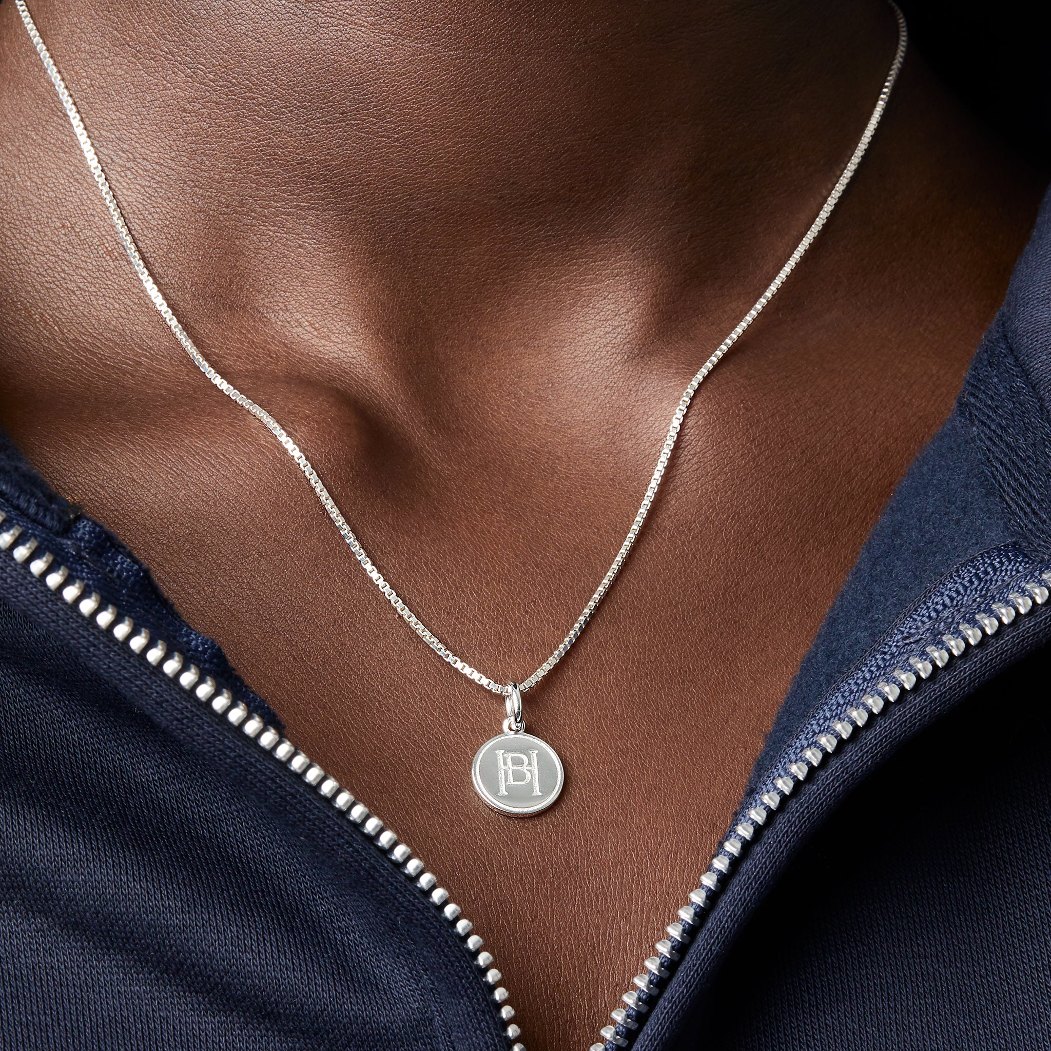 Minnesota Frost Hillberg & Berk Silver Medallion Necklace - Jewelry in Silver