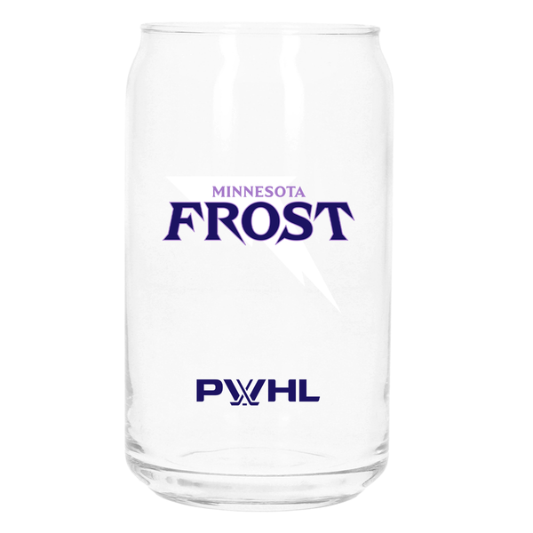 Minnesota Frost Soda Can Glass