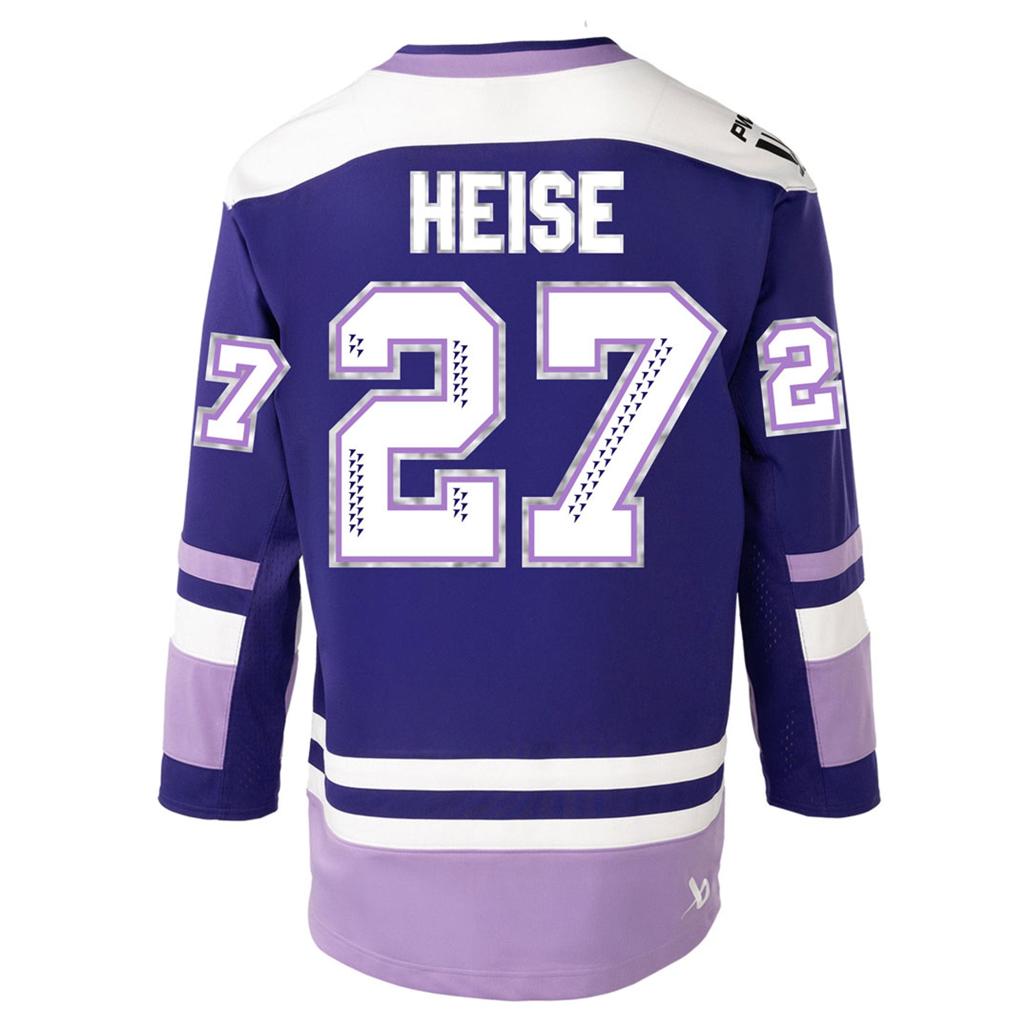 Minnesota Frost Taylor Heise number 27 2025 Champions Purple jersey back