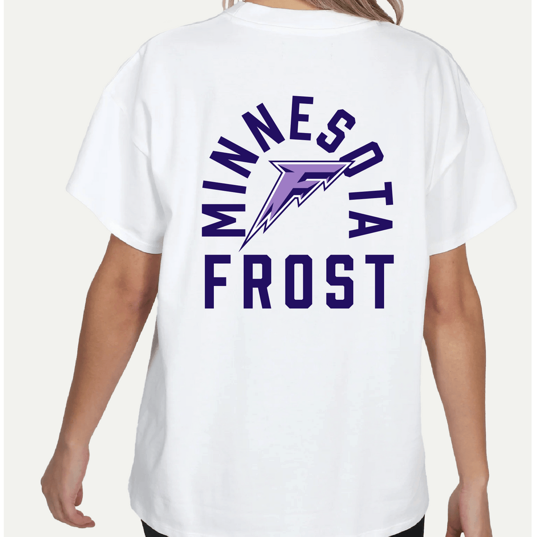 Minnesota Frost Unisex Line Change Back Hit Hockey Oversized TShirt