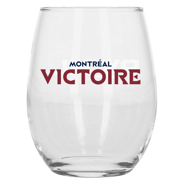 Montreal Victoire Stemless Wine Glass