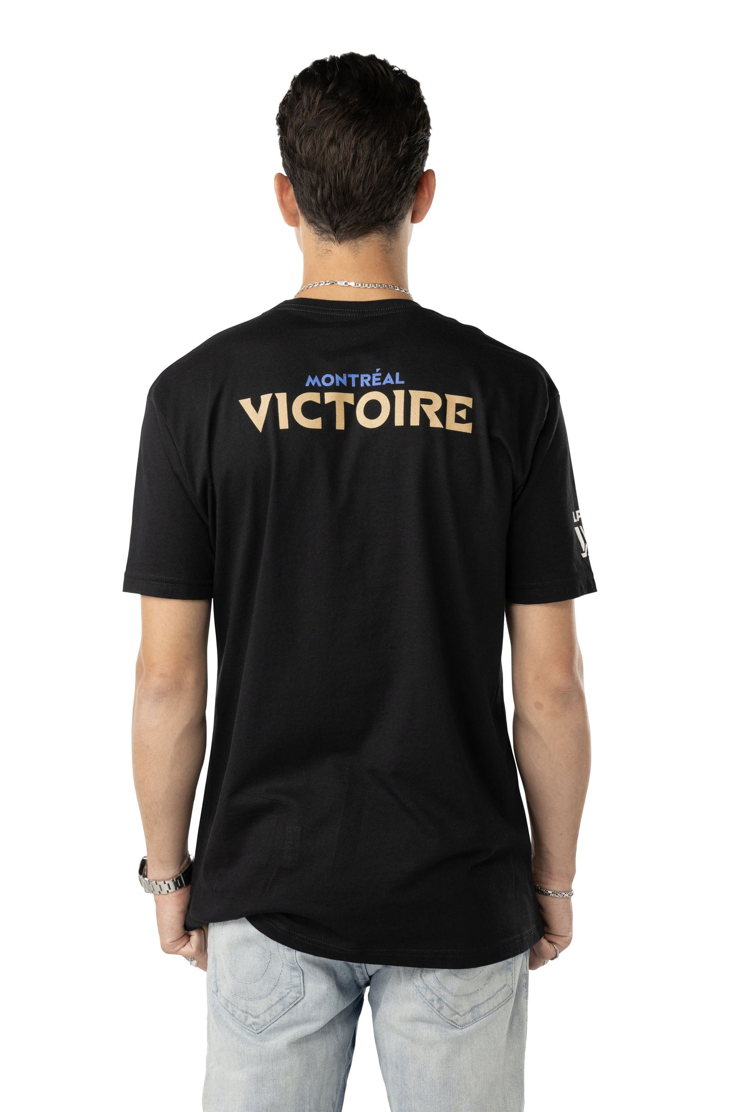 Montreal Victoire Unisex Bauer Front Logo Back Name T-Shirt