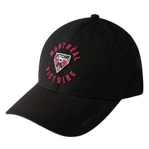 Montreal Victoire Unisex Bauer Performance Logo Hat - Hat in Black