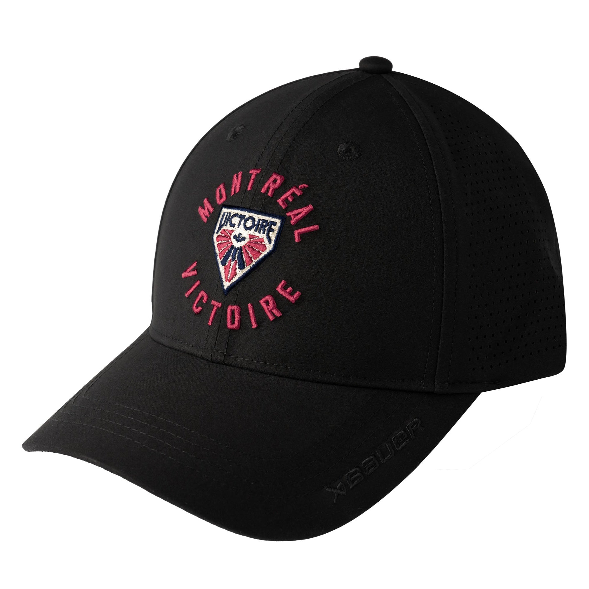 Montreal Victoire Unisex Bauer Performance Logo Hat - Hat in Black