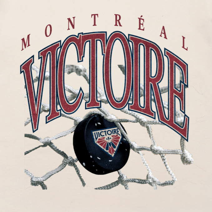 Montreal Victoire Unisex Peace Collective Vintage Heavy Weight T-Shirt - T-Shirt in Cream