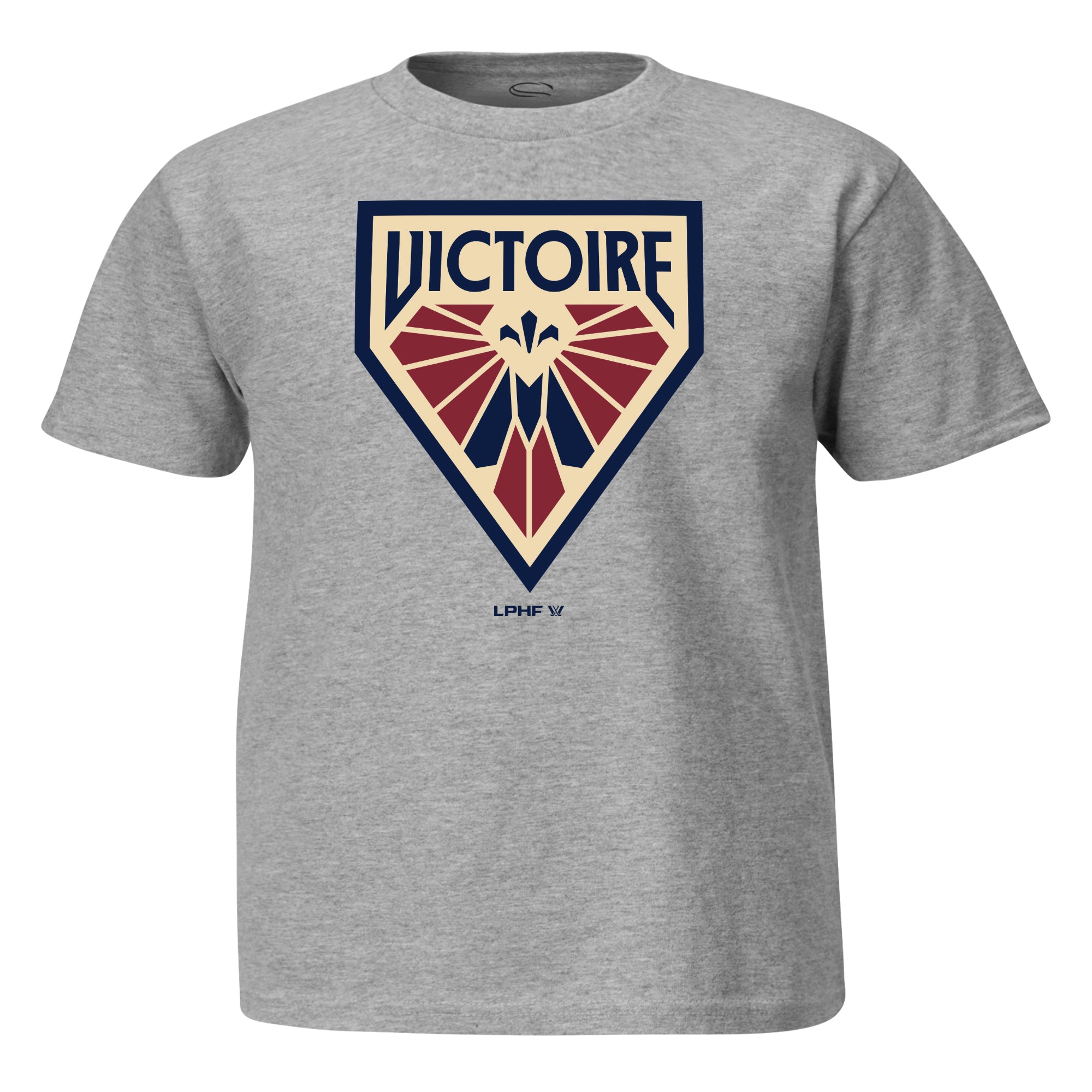 Montreal Victoire Youth Stadium Essentials Logo T-Shirt - T-Shirt in Gray