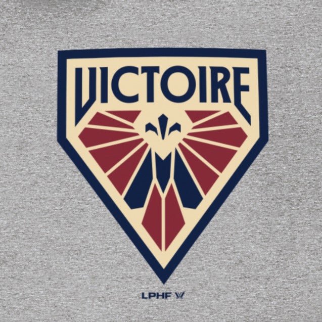 Montreal Victoire Youth Stadium Essentials Logo Hoodie - Hoodie in Gray