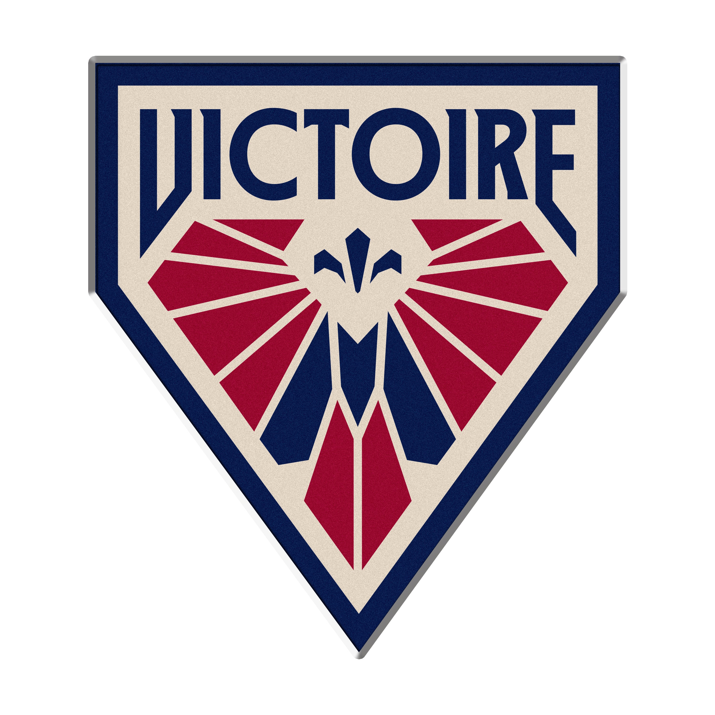 Montreal Victoire Lapel Pin - Pin in Maroon