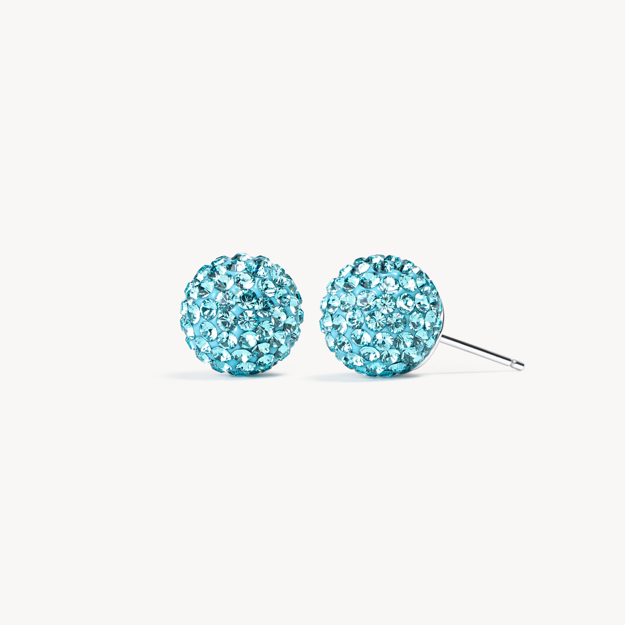 New York Sirens Hillberg & Berk Medium Sparkle Ball™ Earrings - Jewelry in Teal