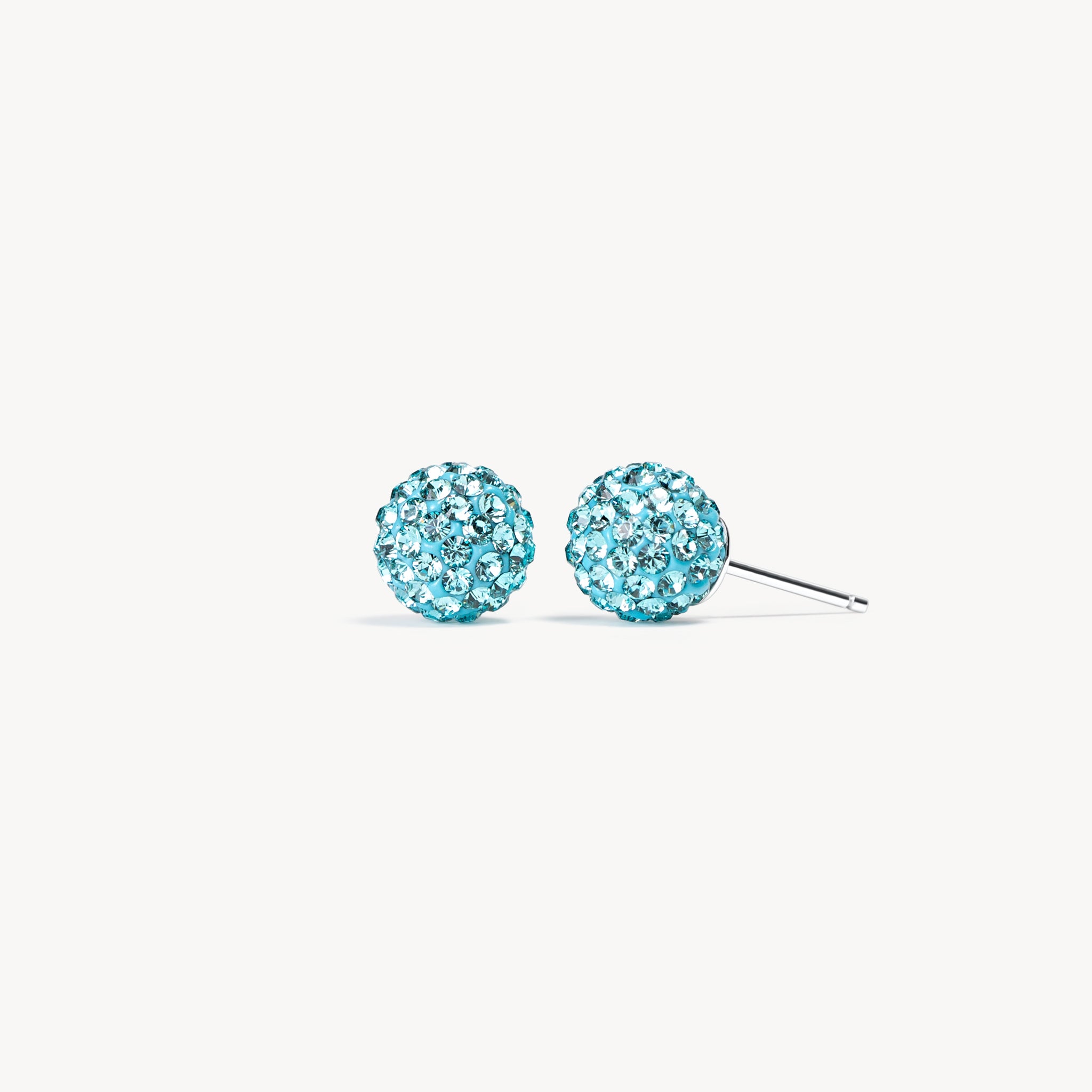 New York Sirens Hillberg & Berk Small Sparkle Ball™ Earrings - Jewelry in Teal
